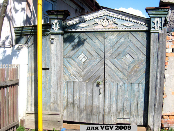 Декор входных ворот в Гусевском районе Владимирской области фото vgv