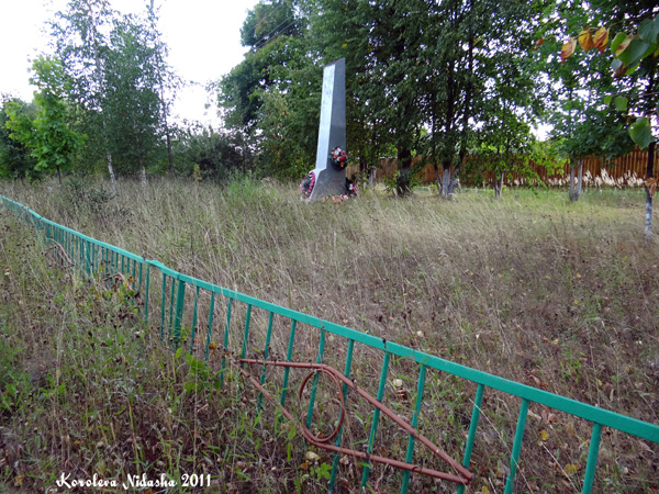 памятник погибшим в ВОВ в деревне Неклюдово в Гусевском районе Владимирской области фото vgv