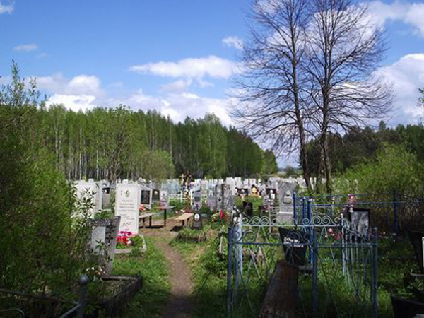 кладбище Покровской церкви у д. Арскмаки в Гусевском районе Владимирской области фото vgv