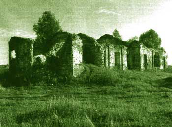 развалины Троицкой церкви 1836 г. в Гусевском районе Владимирской области фото vgv