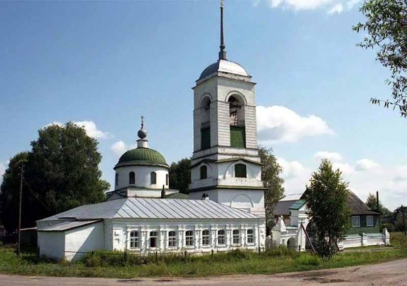 Христорождественская церковь 1837 г. в Заколпье в Гусевском районе Владимирской области фото vgv