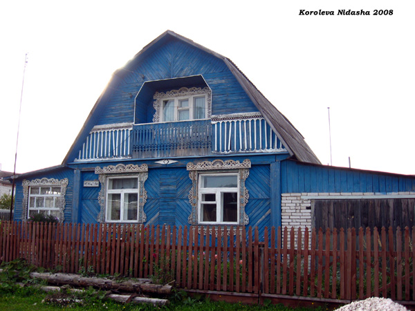 резной балкончик в Камешковском районе Владимирской области фото vgv