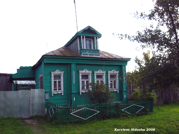 деревянные резные наличники Веретено в Камешковском районе Владимирской области фото vgv