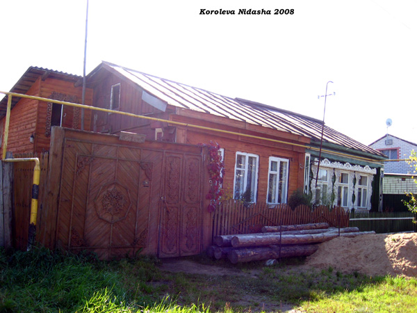 резные ворота в Камешковском районе Владимирской области фото vgv