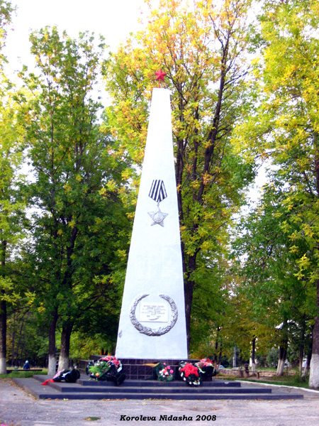Памятник Камешковцам погибшим в ВОВ в Камешковском районе Владимирской области фото vgv