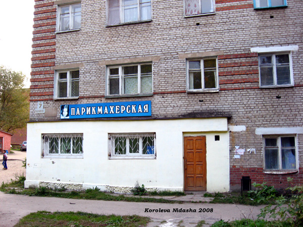 парикмахерская на Ленина 7 в Камешковском районе Владимирской области фото vgv