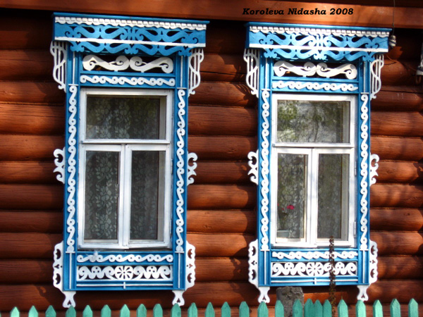 деревянные наличники дома 28 на улице Лесная в Камешковском районе Владимирской области фото vgv