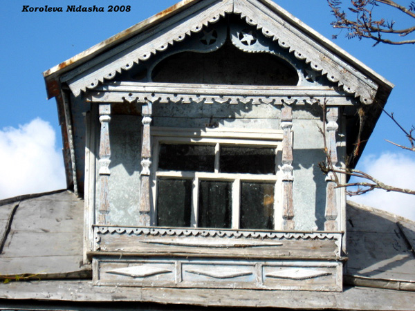слуховое окно на Октябрьской 53 в Камешковском районе Владимирской области фото vgv