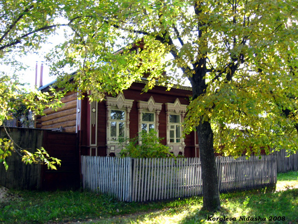 деревянные резные наличники На самом острие в Камешковском районе Владимирской области фото vgv
