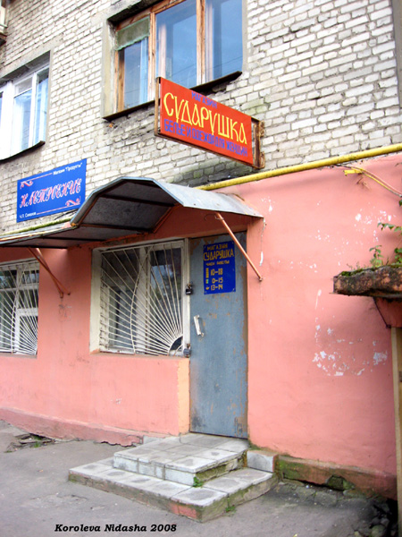 магазин одежды Сударушка на Свердлова 7 в Камешковском районе Владимирской области фото vgv