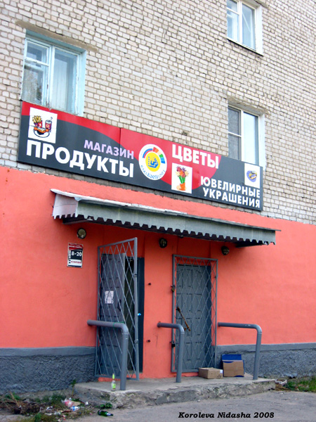 Магазин продуктов на Свердлова 14 в Камешковском районе Владимирской области фото vgv