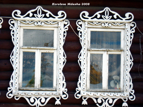 деревянные наличники на Фрунзе 6 в Камешковском районе Владимирской области фото vgv