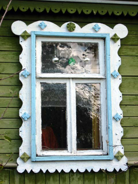 деревянные наличники на Гагарина 17 в Камешковском районе Владимирской области фото vgv