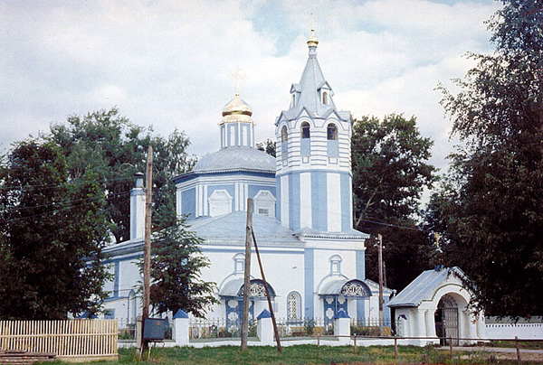 Всехсвятская церковь фото 1990 г. в Камешковском районе Владимирской области фото vgv