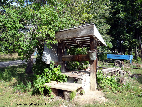 Колодец в деревне Верещагино в Камешковском районе Владимирской области фото vgv