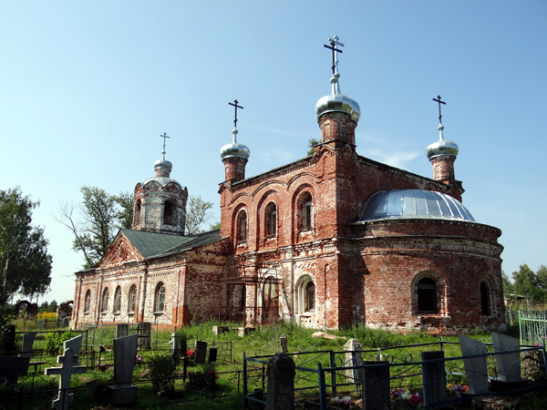 кладбище в с. Каменово в Камешковском районе Владимирской области фото vgv