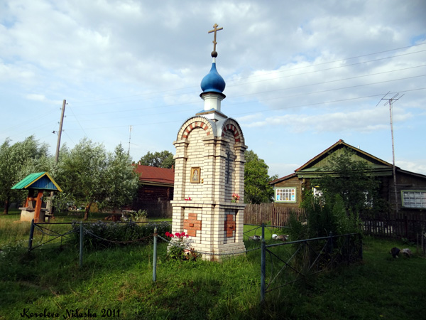 Неизвестная часовня 2003 г. в Кижанах в Камешковском районе Владимирской области фото vgv