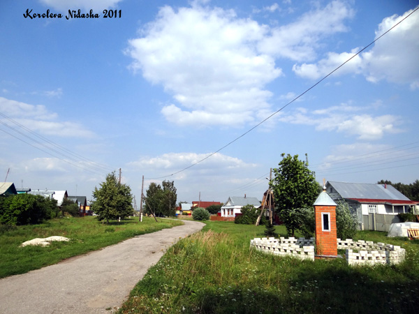 Часовня-столб в деревне Куницыно построена в 2004 г. в Камешковском районе Владимирской области фото vgv