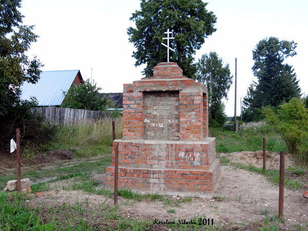 Неизвестная часовня в деревне Курменево в Камешковском районе Владимирской области фото vgv