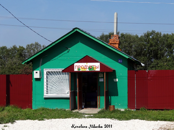 Магазин Продукты в деревне Берково в Камешковском районе Владимирской области фото vgv