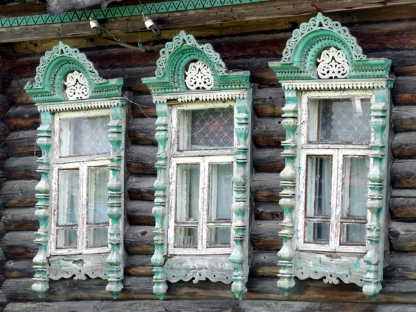 Деревянные наличники д. Рябиновка в Камешковском районе Владимирской области фото vgv