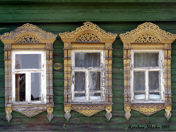 деревянные наличники д. Семенигино в Камешковском районе Владимирской области фото vgv