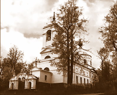 Церковь Святого Николая Чудотворца в Заболотье 1846 г. в Киржачском районе Владимирской области фото vgv
