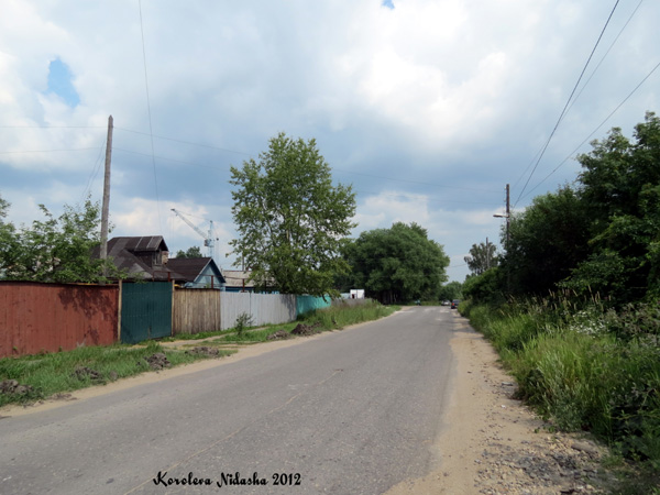 город Кольчугино Ульяновское шоссе в Кольчугинском районе Владимирской области фото vgv