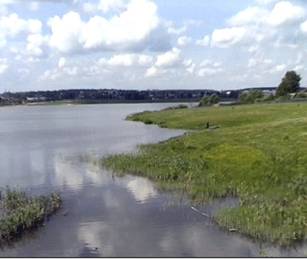 Водохранилище на реке Пекша в г. Кольчугино в Кольчугинском районе Владимирской области фото vgv