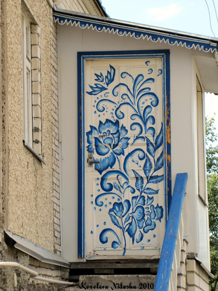 Гжельская дверь в Ковровском районе Владимирской области фото vgv