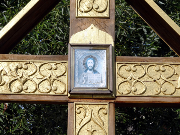 Поклонный крест с историческим описание д. Хватачево в Ковровском районе Владимирской области фото vgv
