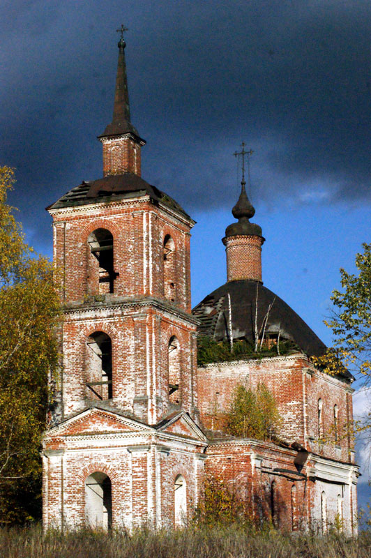 Покровская церковь 1808 г. в Ковровском районе Владимирской области фото vgv