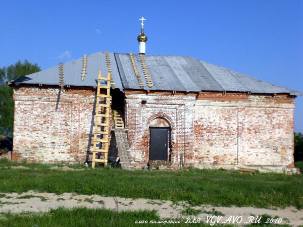 Никольская церковь в Меленковском районе Владимирской области фото vgv