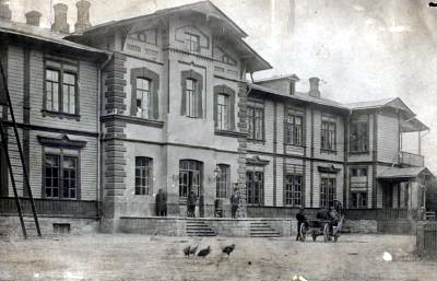 Старый вокзал в Муроме 10-е годы XX века в Муромском районе Владимирской области фото vgv