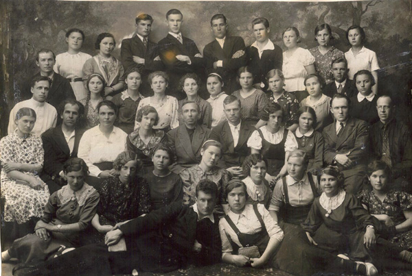 Студенты Муромского педагогического училища 1939 г. в Муромском районе Владимирской области фото vgv