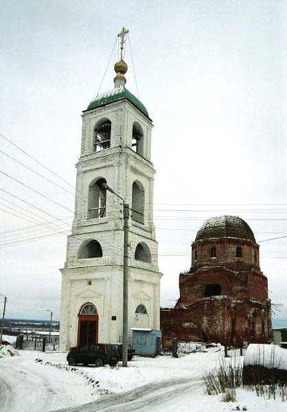 Троицкая церковь с колокольней 1811-1829 гг. в Муромском районе Владимирской области фото vgv