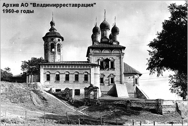 Николо-Набережная церковь 1960-е годы в Муромском районе Владимирской области фото vgv