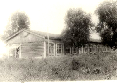 Школа в селе Борис-Глеб 50-е годы XX века в Муромском районе Владимирской области фото vgv