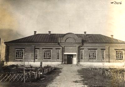 Новое здание клуба в с.Молотицы 1935 г. в Муромском районе Владимирской области фото vgv