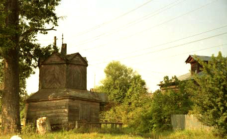 деревянная часовня в д. Перново в Петушинском районе Владимирской области фото vgv