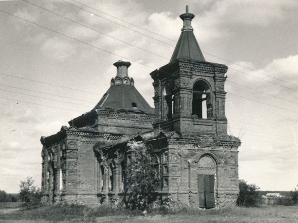 Церковь Черниговской иконы Божией Матери фото 1989 год в Петушинском районе Владимирской области фото vgv