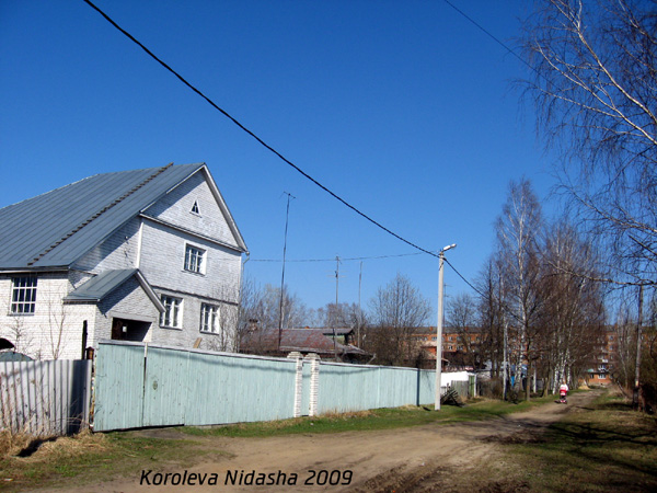 город Собинка Заречная улица в Собинском районе Владимирской области фото vgv