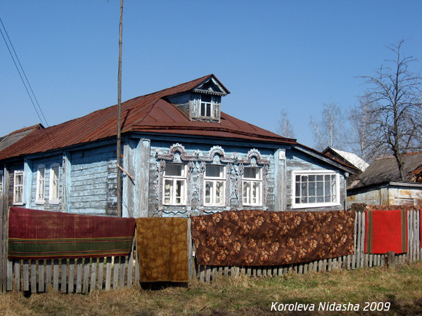 деревянные резные наличники Собинский кокошник в Собинском районе Владимирской области фото vgv