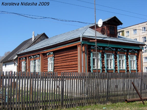 деревянные резные наличники на Центральной 2 в Собинке в Собинском районе Владимирской области фото vgv