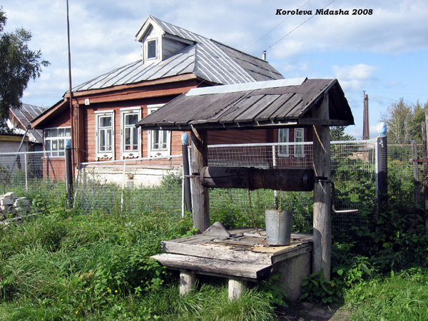 колодец у дома №8 по ул.Лермонтова в Собинском районе Владимирской области фото vgv