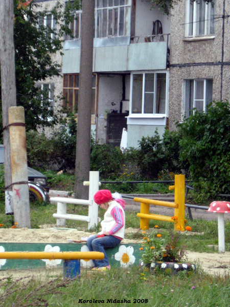 во дворе дома 44 по ул.Лермонтова в Собинском районе Владимирской области фото vgv