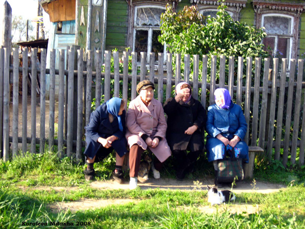 бабушки у дома в Собинском районе Владимирской области фото vgv