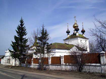Успенская церковь 1798 г. в Собинском районе Владимирской области фото vgv