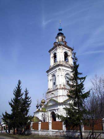 Успенская церковь 1798 г. в Собинском районе Владимирской области фото vgv