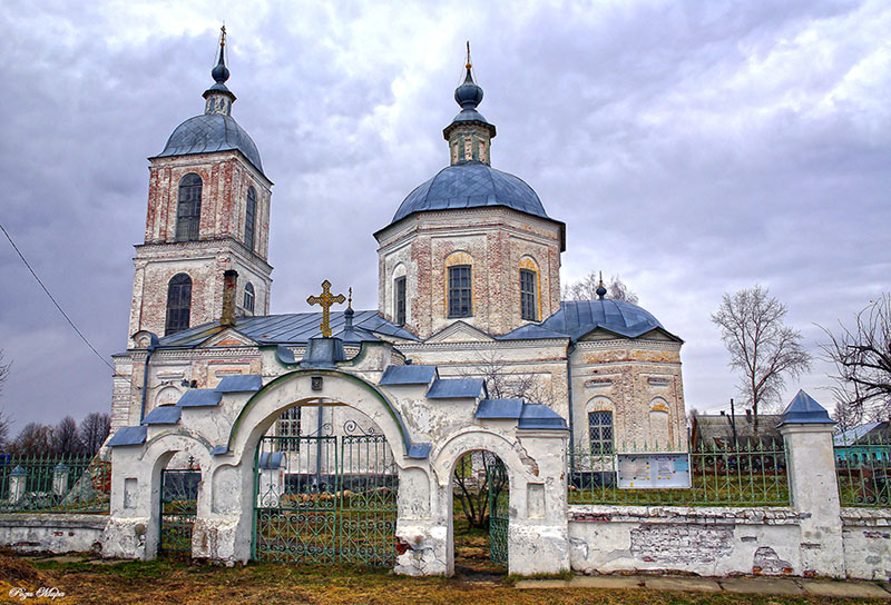 Храм святителя Николая в селе Юрово 1823 г. в Собинском районе Владимирской области фото vgv